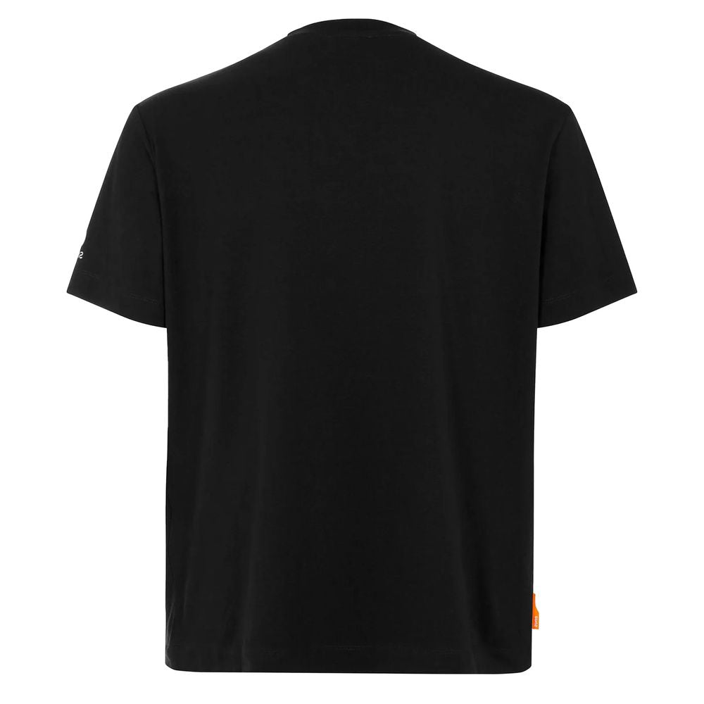 Suns Black Cotton Men T-Shirt SU-15025-M