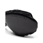 Dolce & Gabbana Black Cotton Sandal DO-8204676-EU37/US7