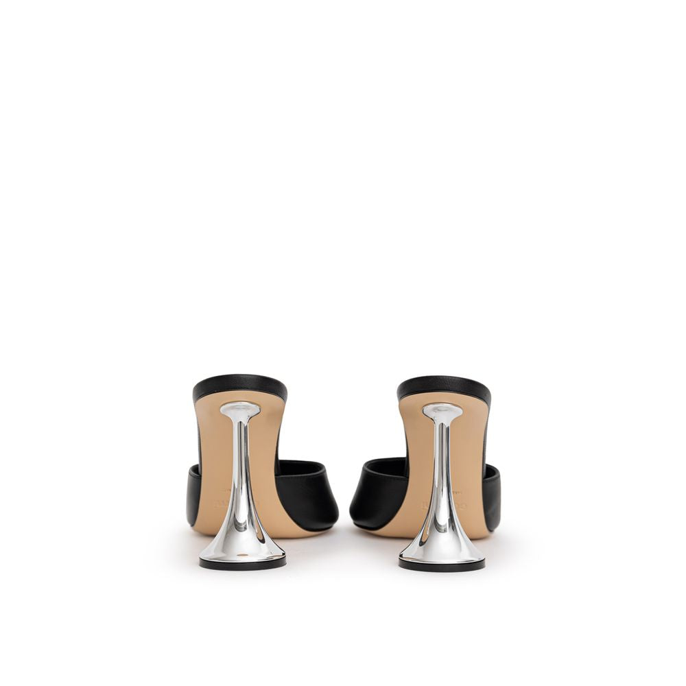 Coperni Black Leather Sandal CO-8966676-EU40/US10