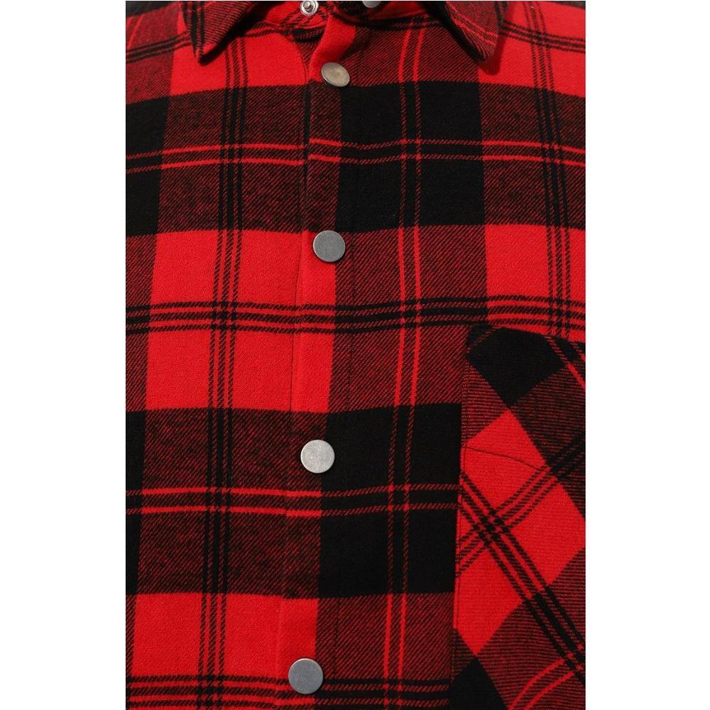Diego Venturino Red Cotton Jacket DI-15082-XS