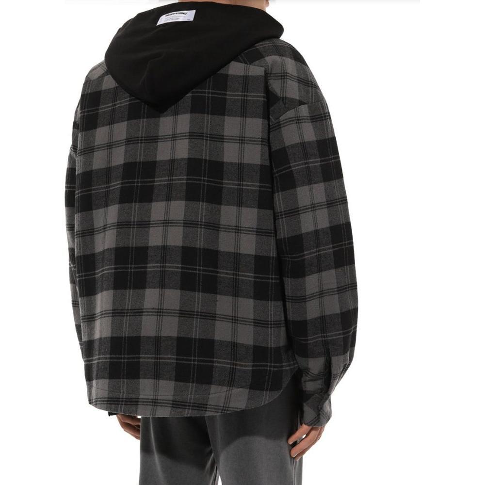 Diego Venturino Gray Cotton Jacket DI-15085-L
