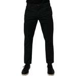 Dolce & Gabbana Dark Green Cotton Loose Men Denim Jeans PAN75209-48