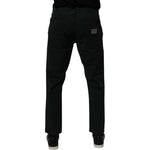 Dolce & Gabbana Dark Green Cotton Loose Men Denim Jeans PAN75209-48