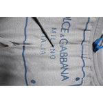 Dolce & Gabbana Gray Logo Cotton Men Jogger Sweatpants Pants PAN76005-48