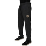 Dolce & Gabbana Dark Gray Logo Cotton Jogger Sweatpants Pants PAN76009-52