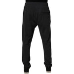 Dolce & Gabbana Dark Gray Logo Cotton Jogger Sweatpants Pants PAN76009-52