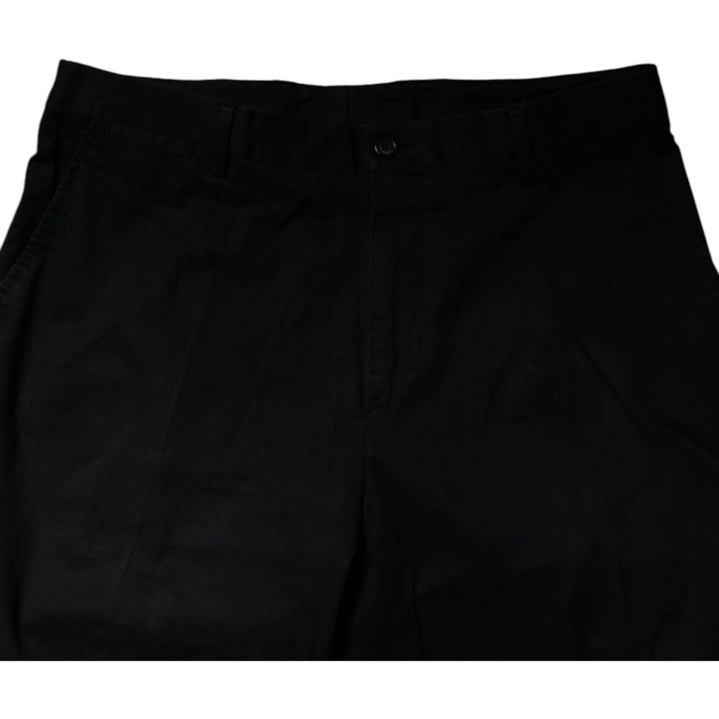 Dolce & Gabbana Black Cotton Stretch Skinny Dress Formal Pants PAN76115-48