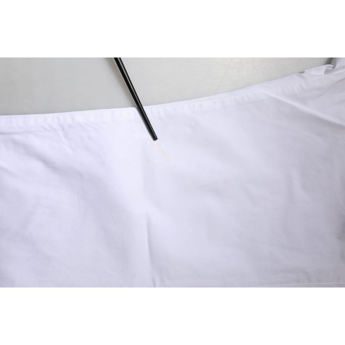 Dolce & Gabbana White Cotton Stretch Skinny Dress Formal Pants PAN76117-54
