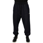 Dolce & Gabbana Black Jacquard Cotton Jogger Sweatpants Pants PAN76119-54
