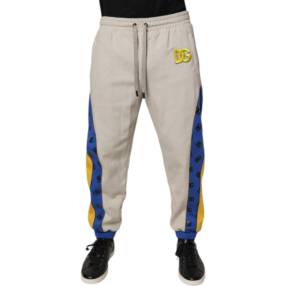 Dolce & Gabbana Multicolor Cotton DG Jogger Sweatpants Pants PAN76170-48