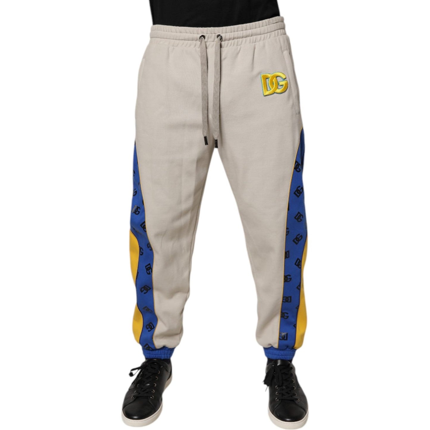 Dolce & Gabbana Multicolor Cotton DG Jogger Sweatpants Pants PAN76170-48