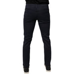 Dolce & Gabbana Dark Blue GOLD Cotton Skinny Men Denim Jeans PAN76171-48