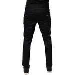 Dolce & Gabbana Dark Blue Cotton Men Jogger Sweatpants Pants PAN76182-44