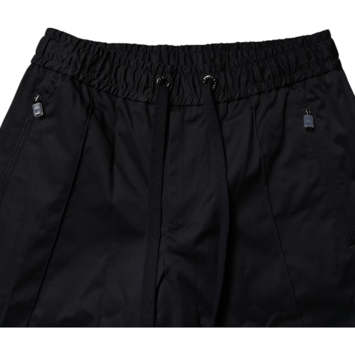 Dolce & Gabbana Dark Blue Cotton Men Jogger Sweatpants Pants PAN76182-44