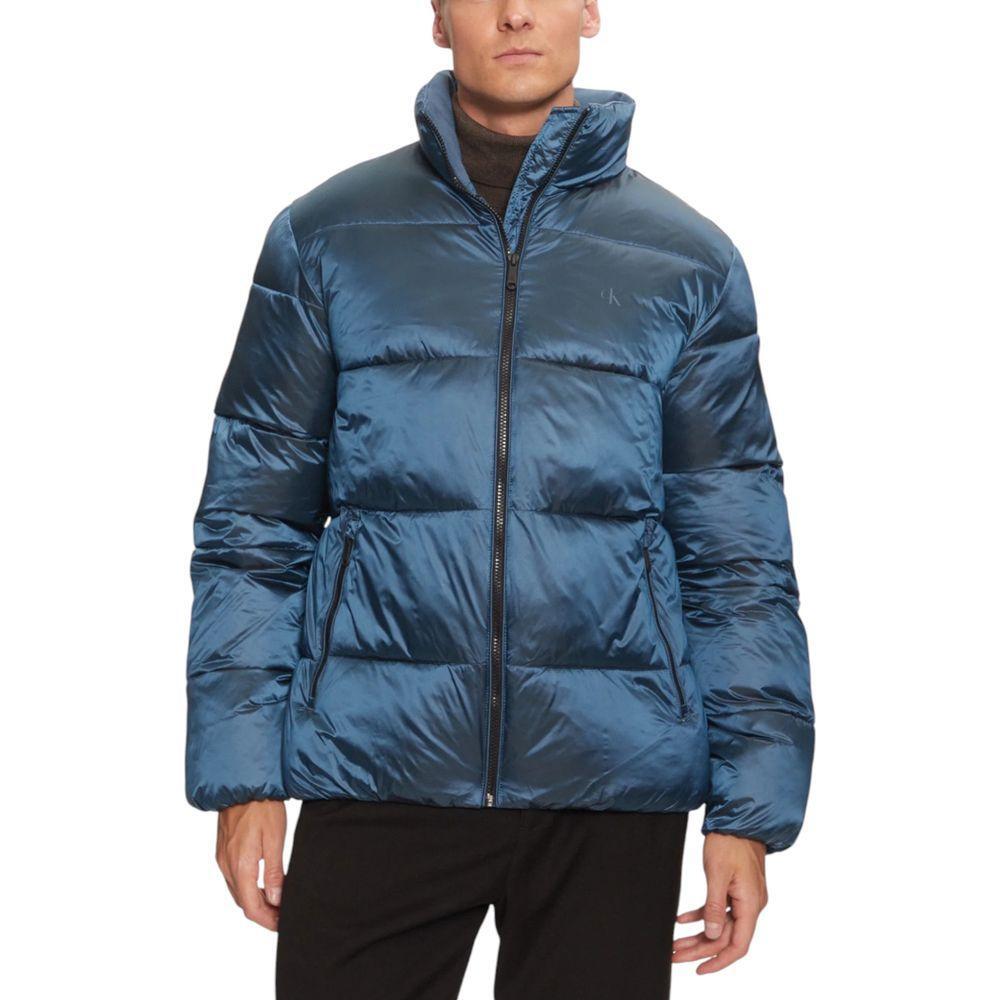 Calvin Klein Jeans Blue Recycled Polyamide Jackets & Coat CA-16508402933-IT44 | S