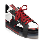 Dolce & Gabbana Black And White Leather Sneaker DO-818366720013799-EU46/US12