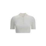 Courrèges Cropped Polo Shirt CO-125MPO046FI00010001-M