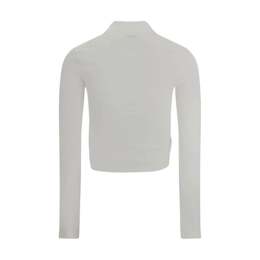 Courrèges Polo with twisted detail CO-225JPO048JS01930001-M