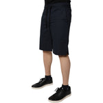 Dolce & Gabbana Dark Blue Cotton Bermuda Sweatshorts Shorts PAN75721-46
