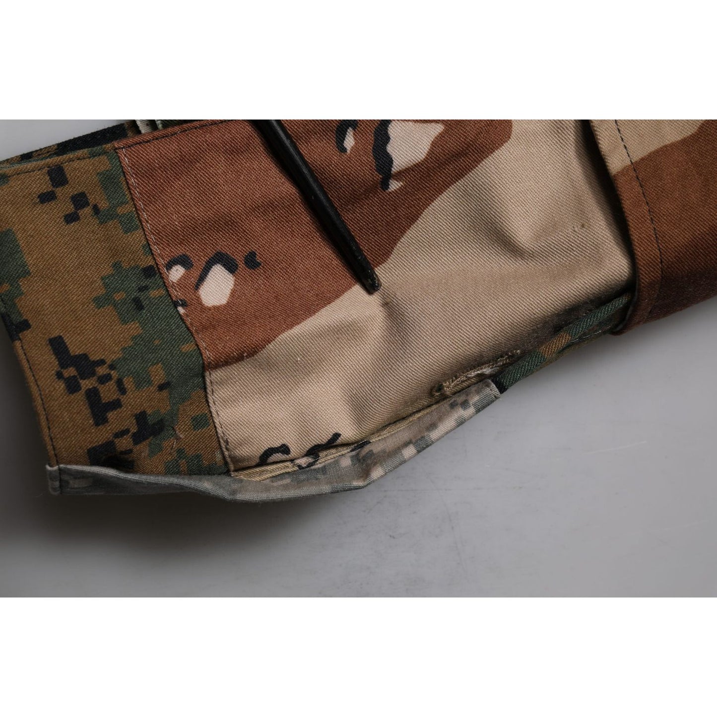 Dolce & Gabbana Green Patchwork Cargo Bermuda Shorts PAN75727-48