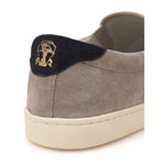 Brunello Cucinelli Gray Leather Sneaker BR-739766220011147-44