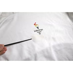 Balenciaga White Cotton Logo Hooded Pullover Oversize Sweater TSH84989-XS