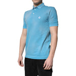 Dolce & Gabbana Blue Cotton Crown Collared Men Polo T-shirt TSH90007-46