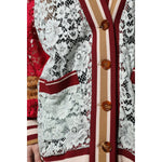 Dolce & Gabbana Multicolor Floral Lace Cardigan Sweater JKT41389-36