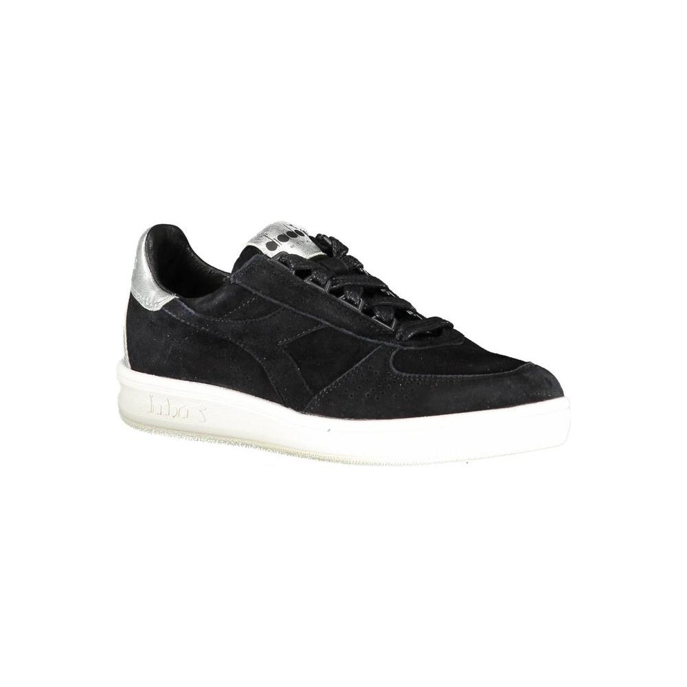 Diadora Black Leather Women Sneaker DI-840-EU36.5/US6.5
