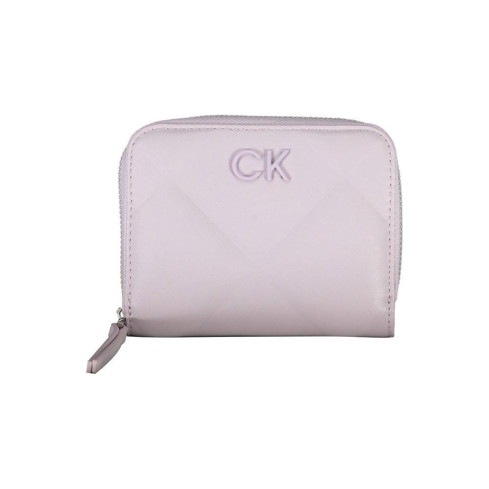 Calvin Klein Purple Polyester Women Wallet CA-26226