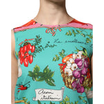 Dolce & Gabbana Multicolor Floral Silk Sleeveless Tank Top TSH90097-42