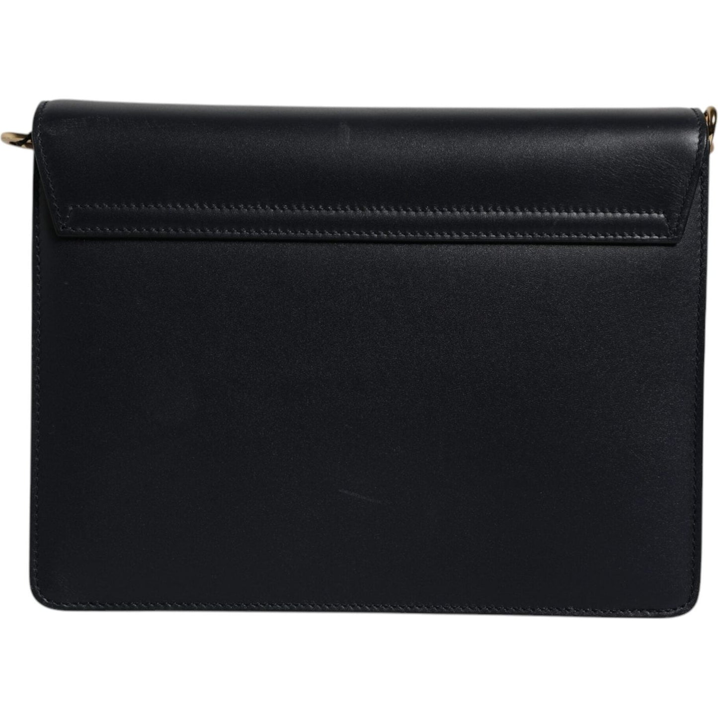 Dolce & Gabbana Black Calfskin Leather Shoulder Strap Bag BAG4309