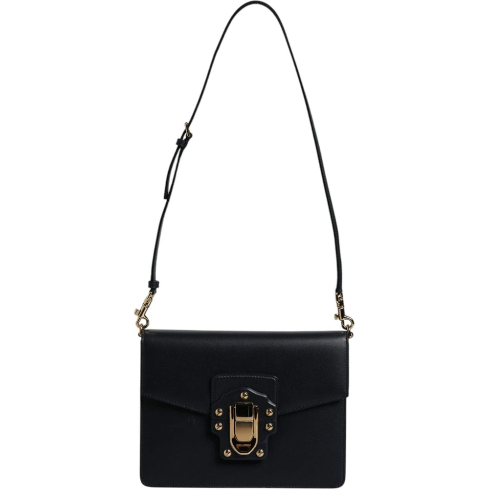 Dolce & Gabbana Black Calfskin Leather Shoulder Strap Bag BAG4309