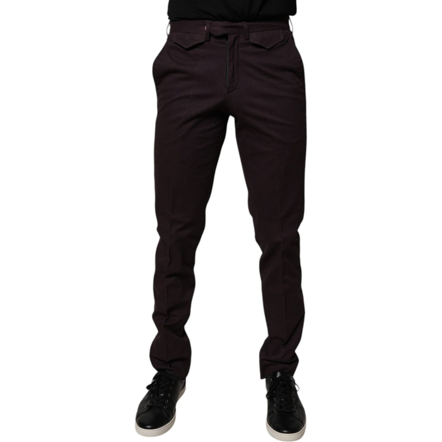 BENCIVENGA Brown Pure Cotton Slim Fit Men Dress Pants 1728,67345645728,BENCIVENGA,Brown,Clothing,IT46 | S,Jeans & Pants - Men - Clothing,Material: 100% Cotton,Men,Men - Clothing,New with tags PAN71853-46