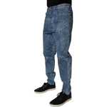 Dolce & Gabbana Blue Tie Dye Cotton Skinny Men Denim Jeans PAN75160-48