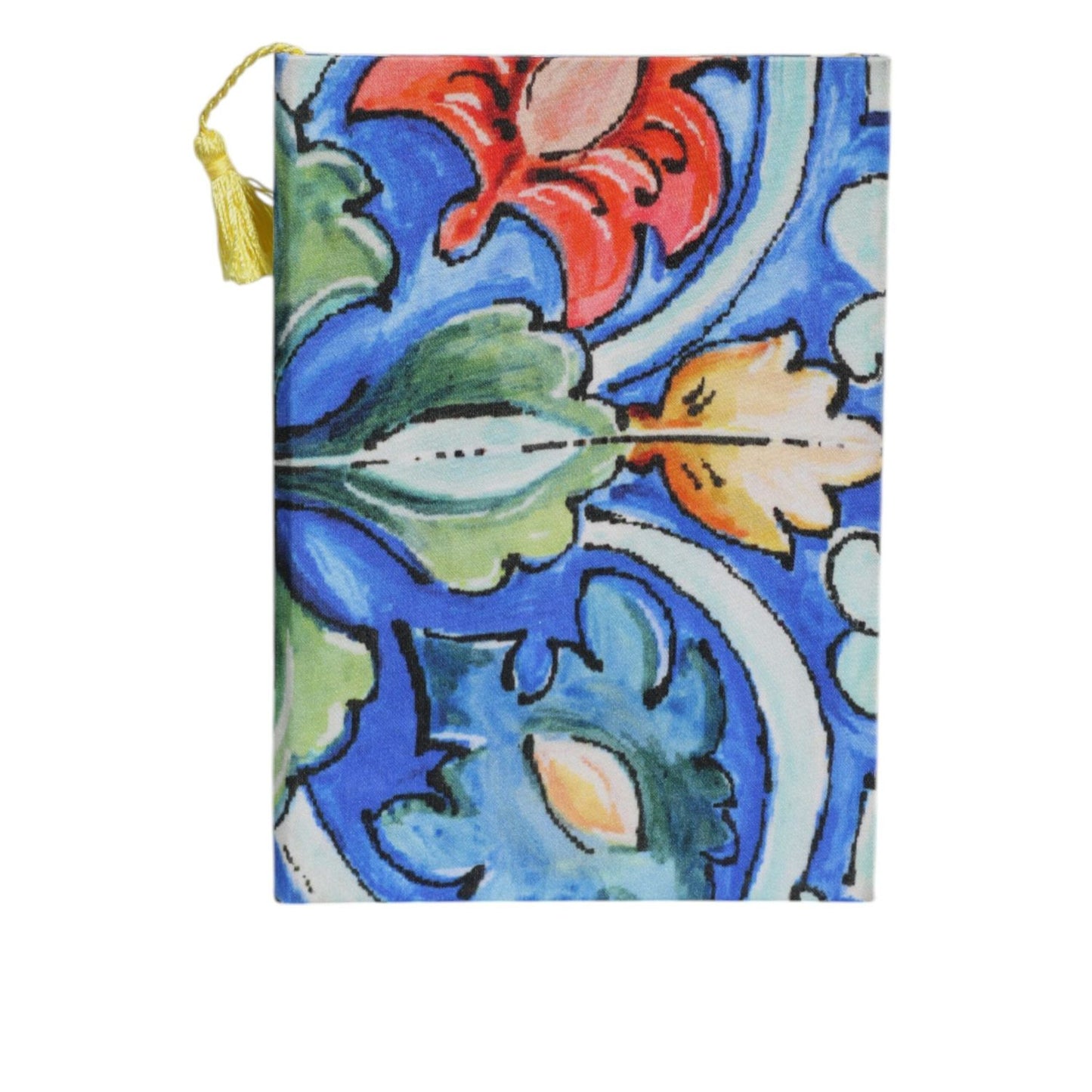 Dolce & Gabbana Multicolor Polyester Floral Siciliano Print Notebook