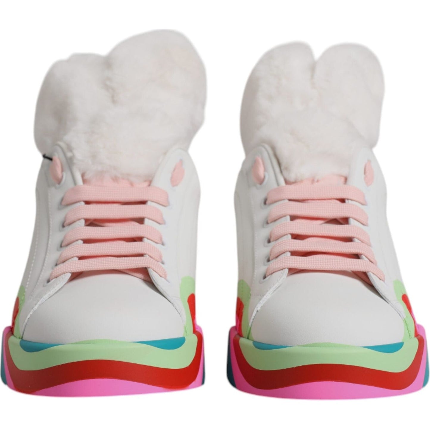 Dolce & Gabbana Multicolor Low Top Trainers Sneakers Shoes LA12552-34