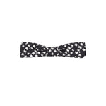 Dolce & Gabbana Black Silk Bowty DO-8297676-ONE SIZE