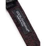 Dolce & Gabbana Black Silk Bowty DO-8299676-ONE SIZE