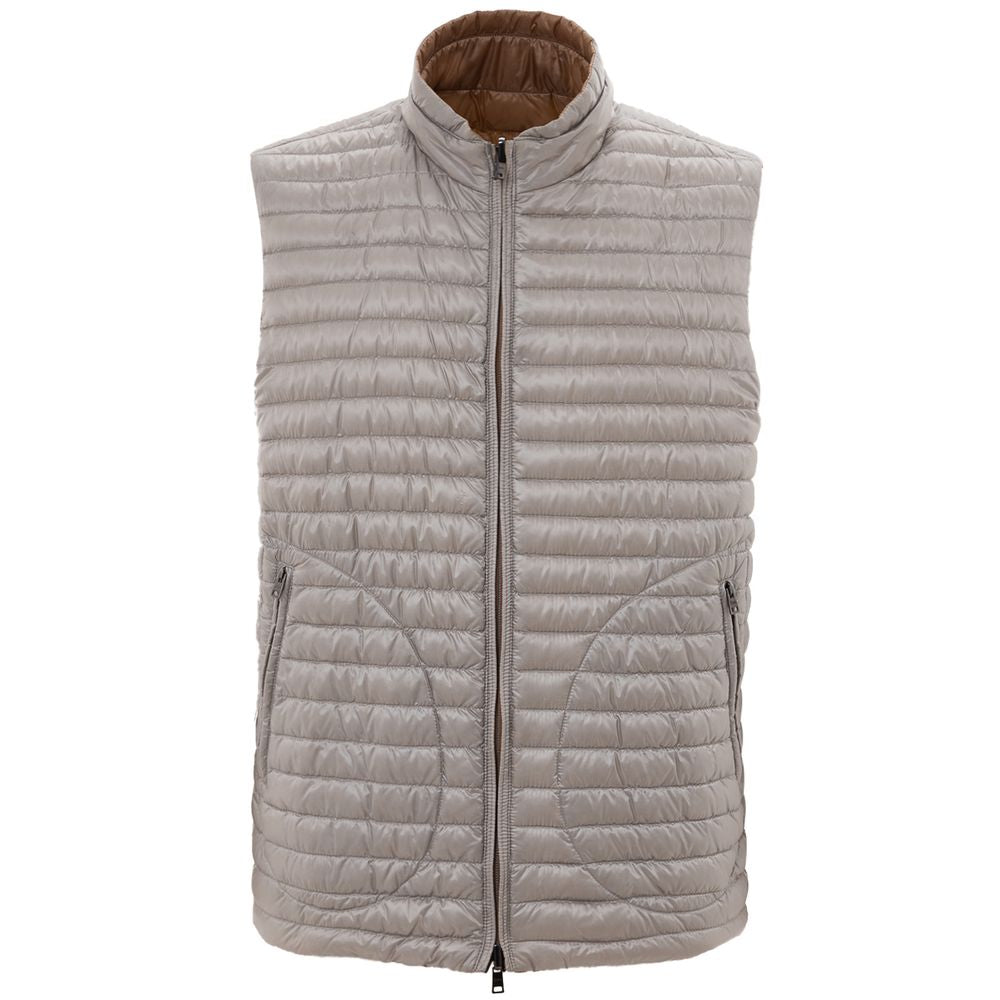 Herno Brown Polyamide Sleveless Jacket HE-7613664-IT50 | L