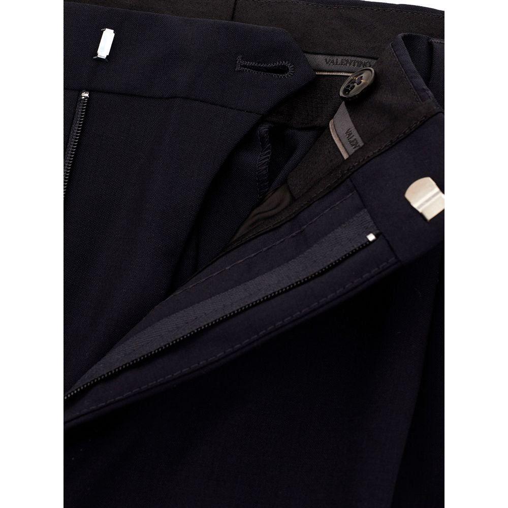 Valentino Black Wool Pant VA-1784676-IT48 | M