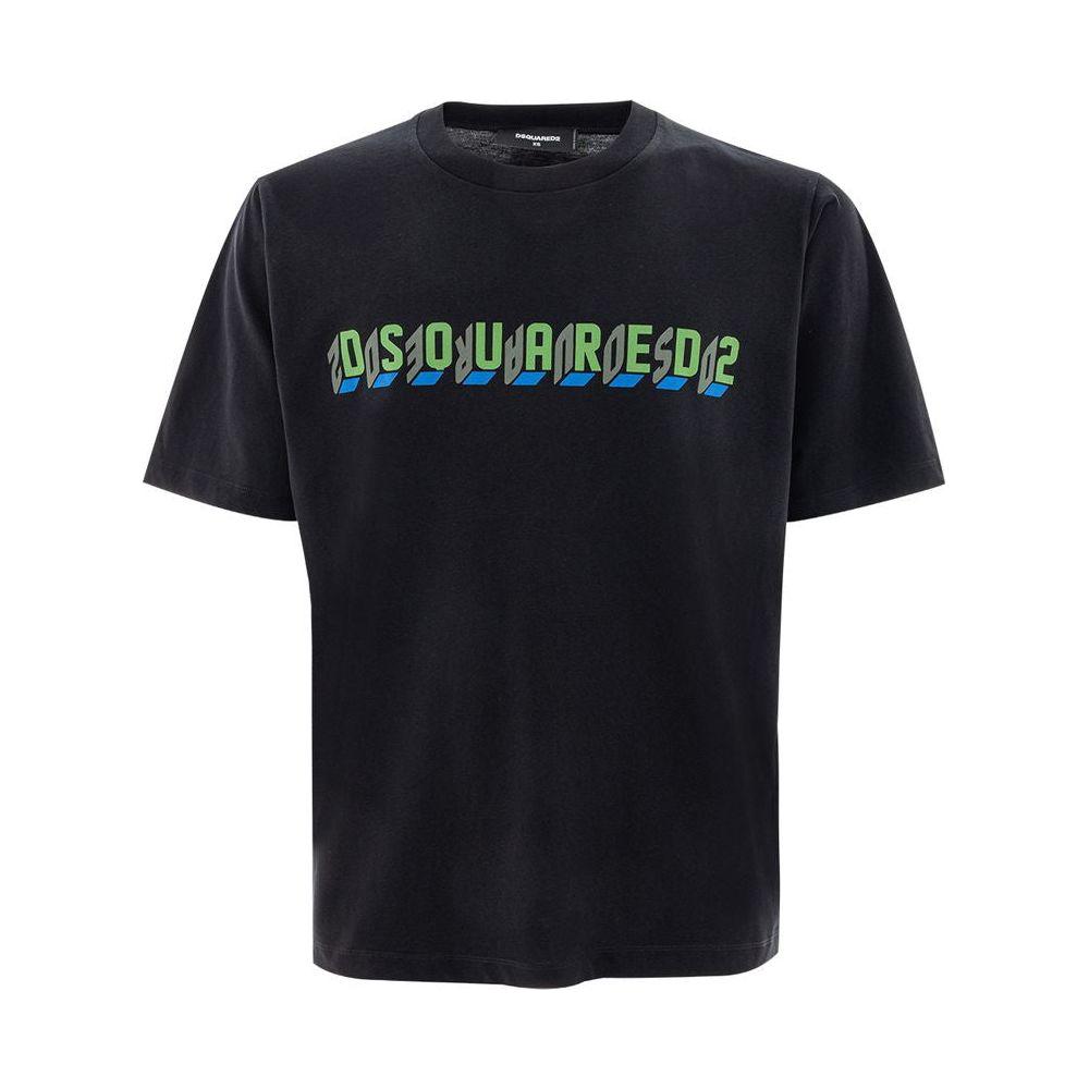 Dsquared² Black Cotton T-Shirt DS-4745676-XS