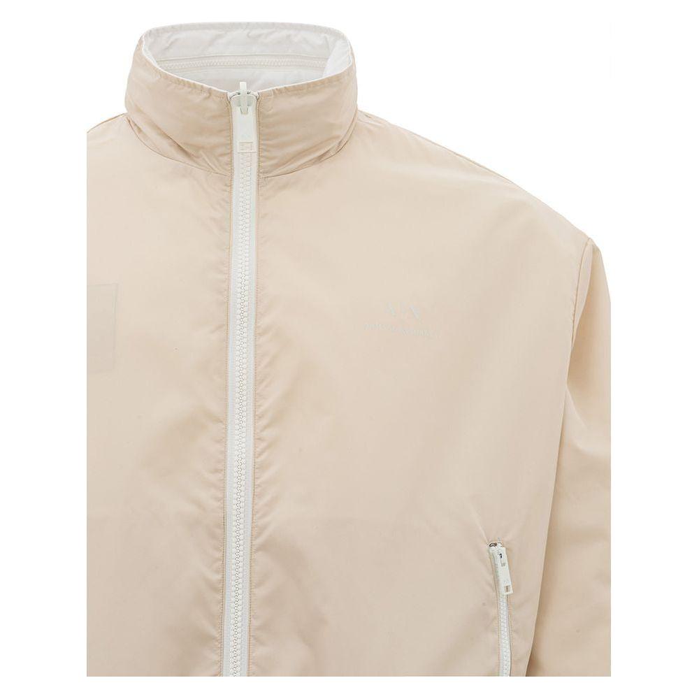 Armani Exchange Beige Polyamide Jacket for the Modern Man AR-3879672-M