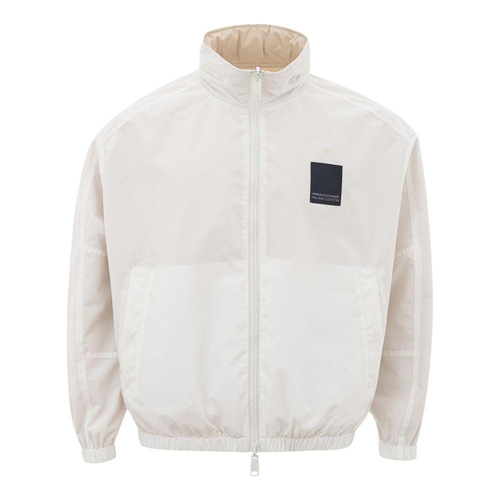 Armani Exchange Beige Polyamide Jacket for the Modern Man AR-3879672-M