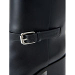 Burberry Black Leather Boot BU-247676-EU39/US9