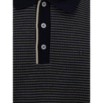 Dunhill Blue Cotton Polo Shirt DU-904867320013782-M