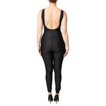 Dolce & Gabbana Black Sleeveless Bodycon Women Jumpsuit Dress
