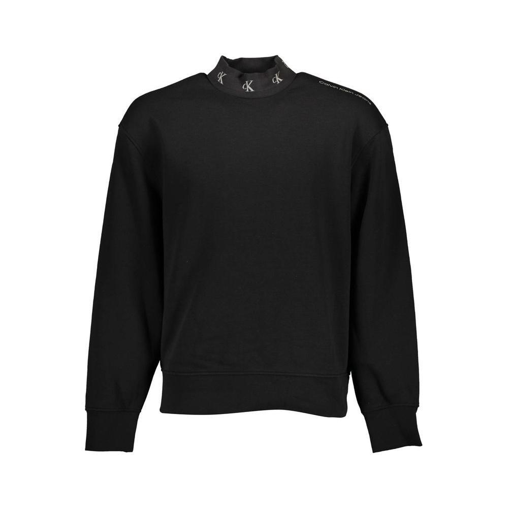 Calvin Klein Black Cotton Men Sweater CA-18029-XL