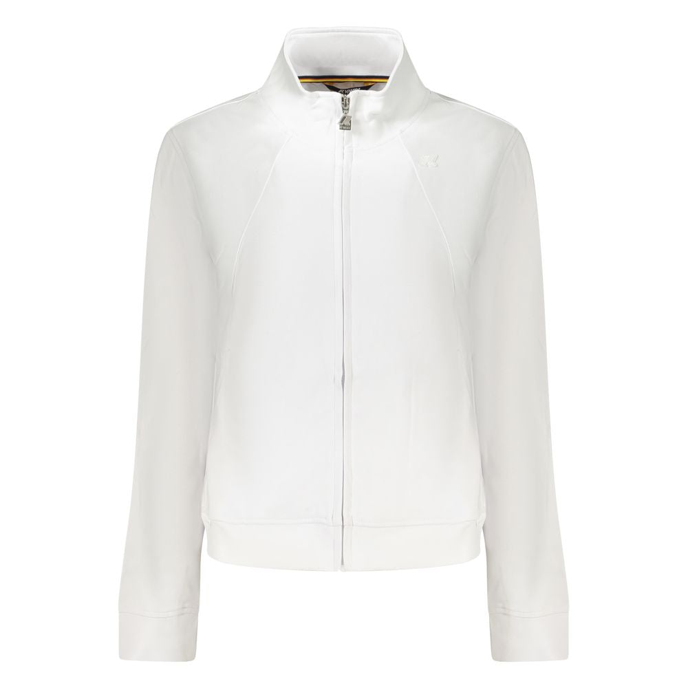 K-WAY White Cotton Women Sweater KW-34403-L