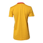 Dolce & Gabbana Yellow Printed Cotton Short Sleeves T-shirt